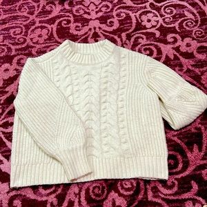A new day soft sweater white knit